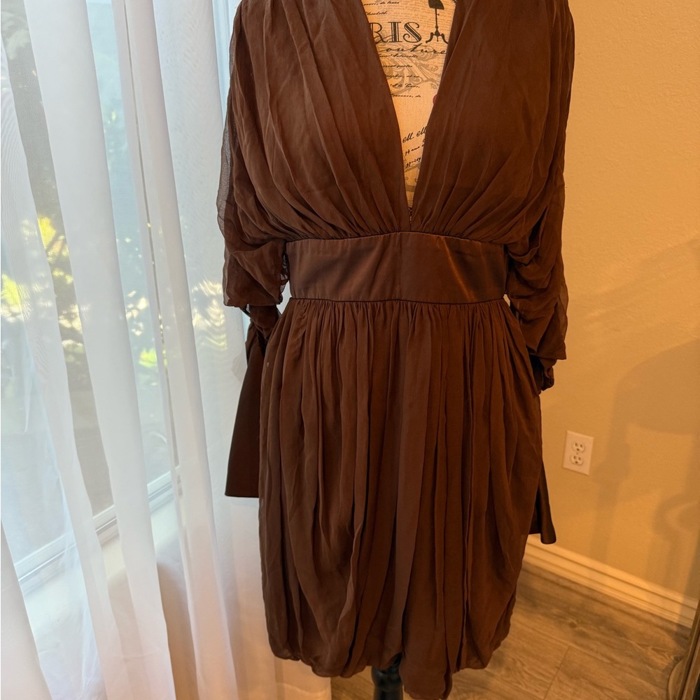 Nordstrom Brown Prom Dress